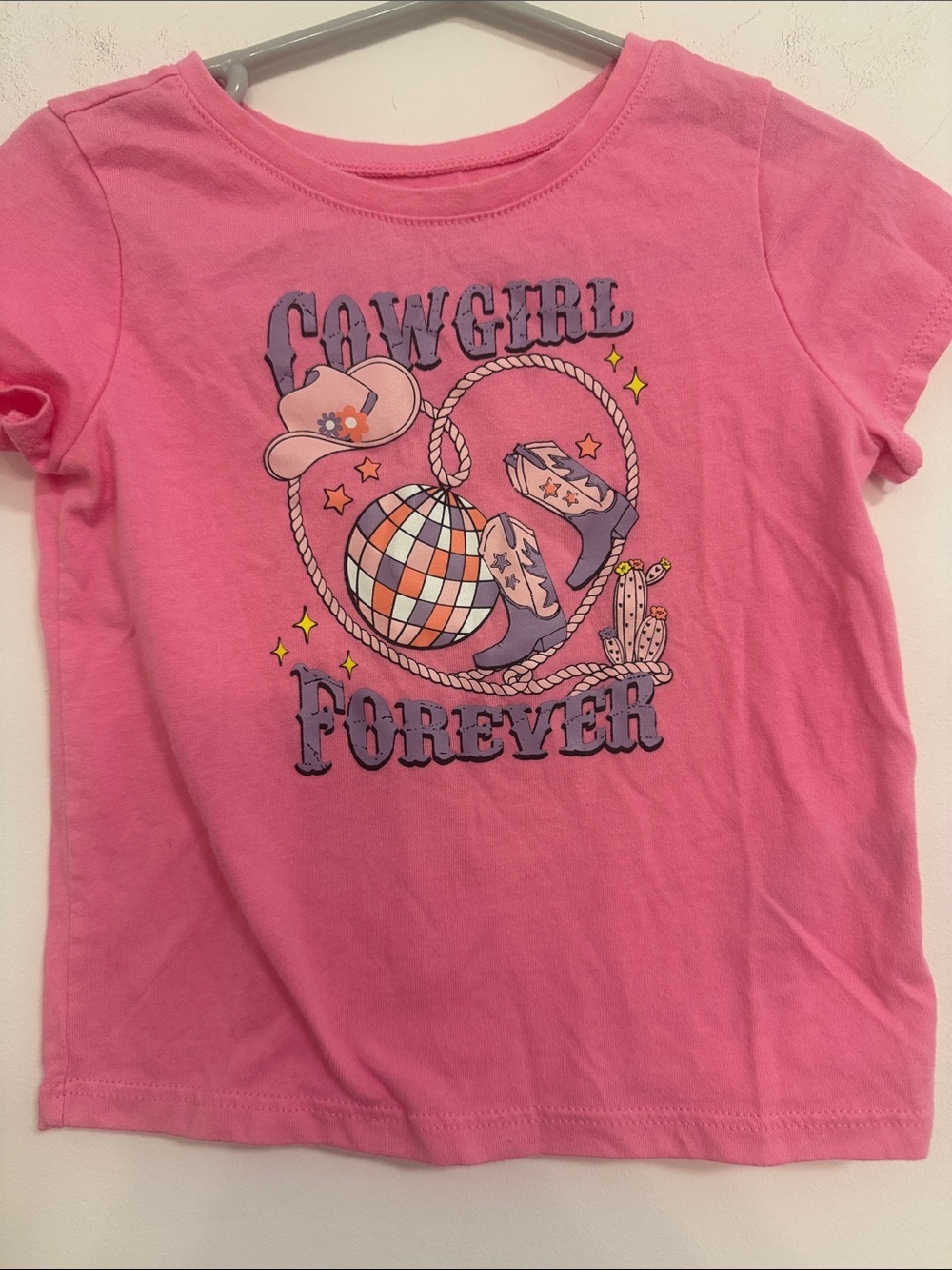 Garanimals Pink 'Cowgirl Forever' Graphic Tee